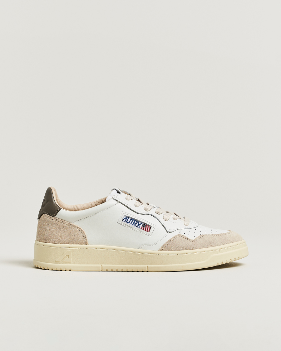 Men | Sneakers | Autry | Medalist Low Sneaker White/Morel