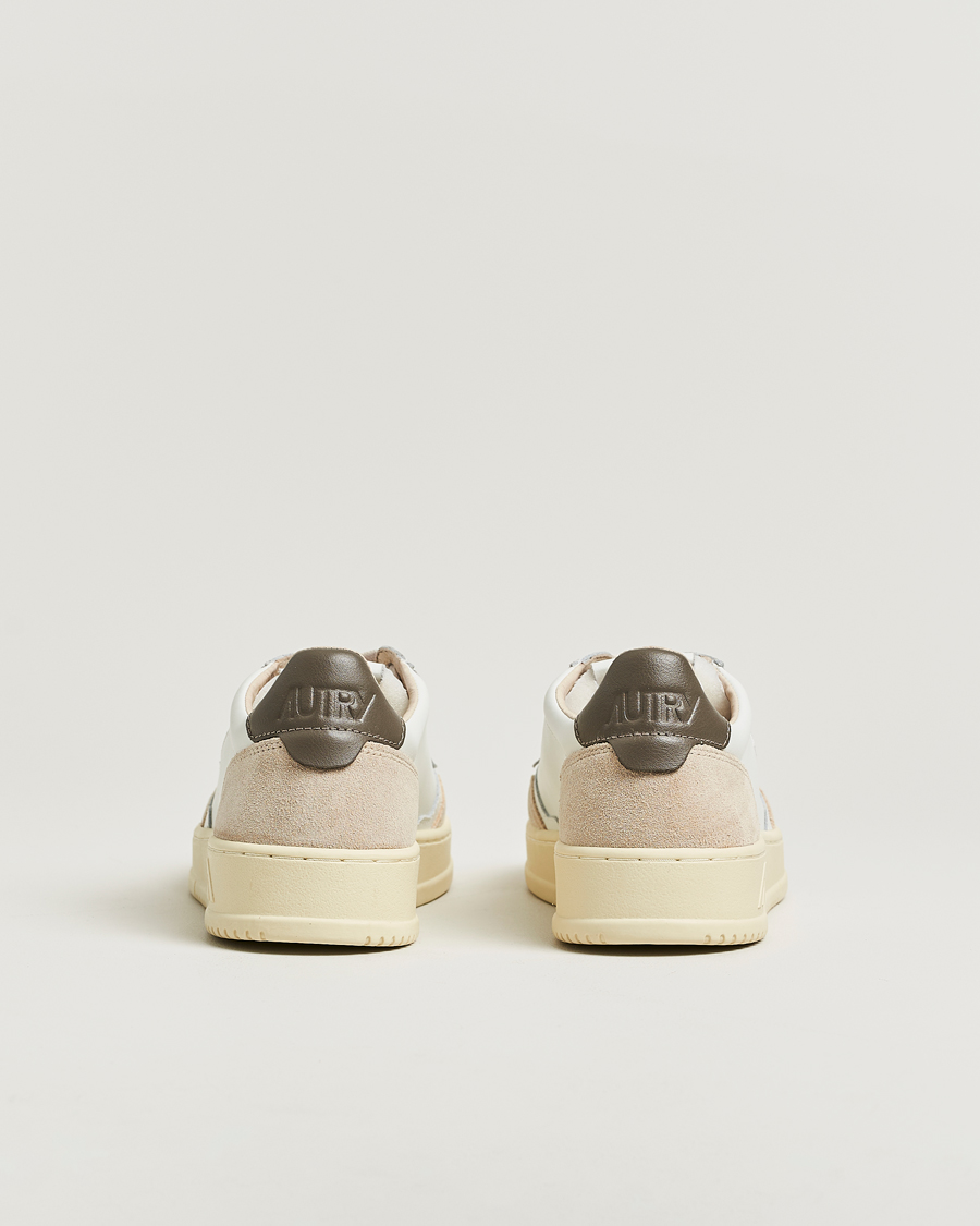 Men | Sneakers | Autry | Medalist Low Sneaker White/Morel