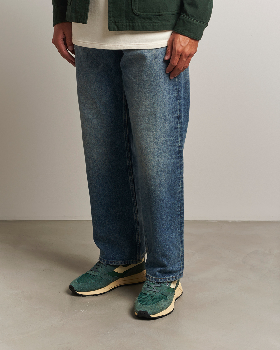 Men | Sneakers | Autry | Reelwind Running Sneaker Bottle Green/Beige