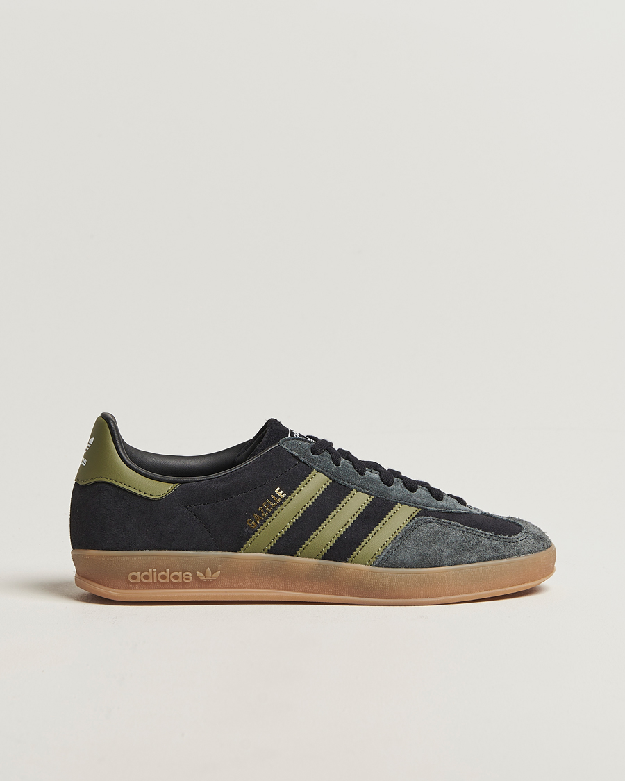adidas Originals Gazelle Indoor Sneaker Black/Green at CareOfCarl.com adidas Originals Gazelle Indoor Sneaker Black/Green at CareOfCarl.com