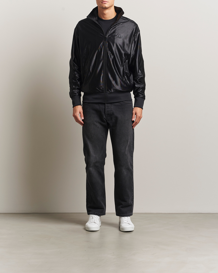 Men | Sweaters & Knitwear | adidas Originals | Firebird Tonal Track Jacket Black