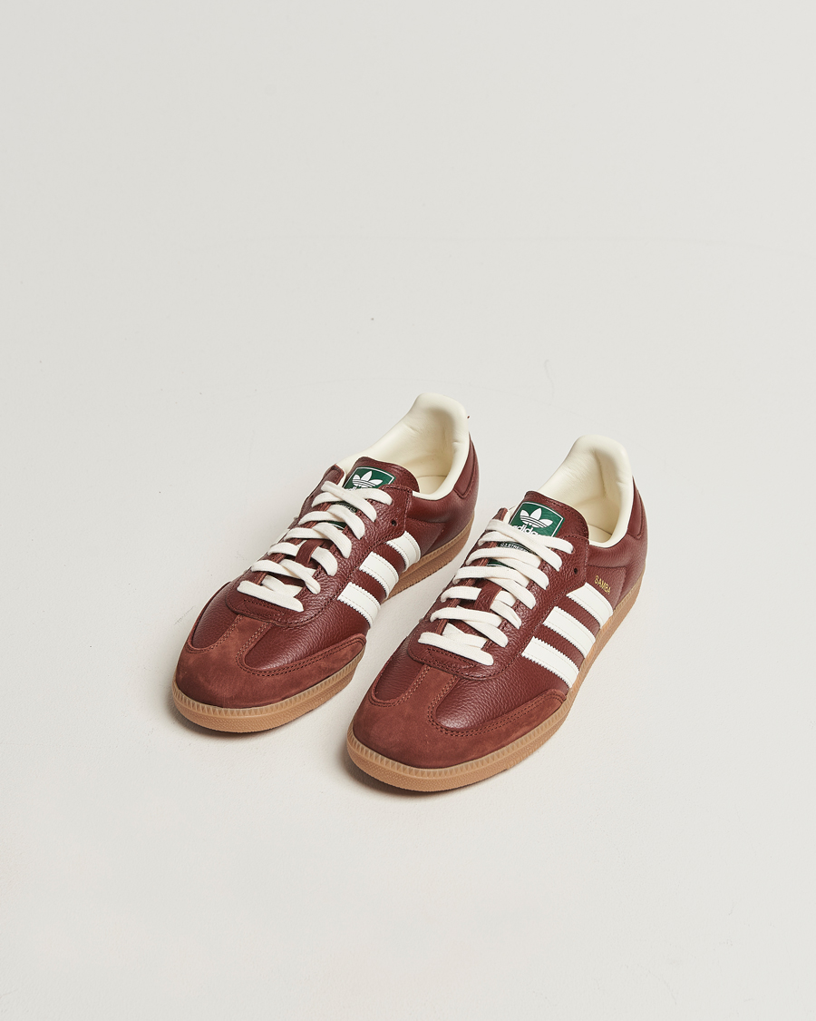adidas Originals Samba OG Sneaker Fox Brown/Off White at