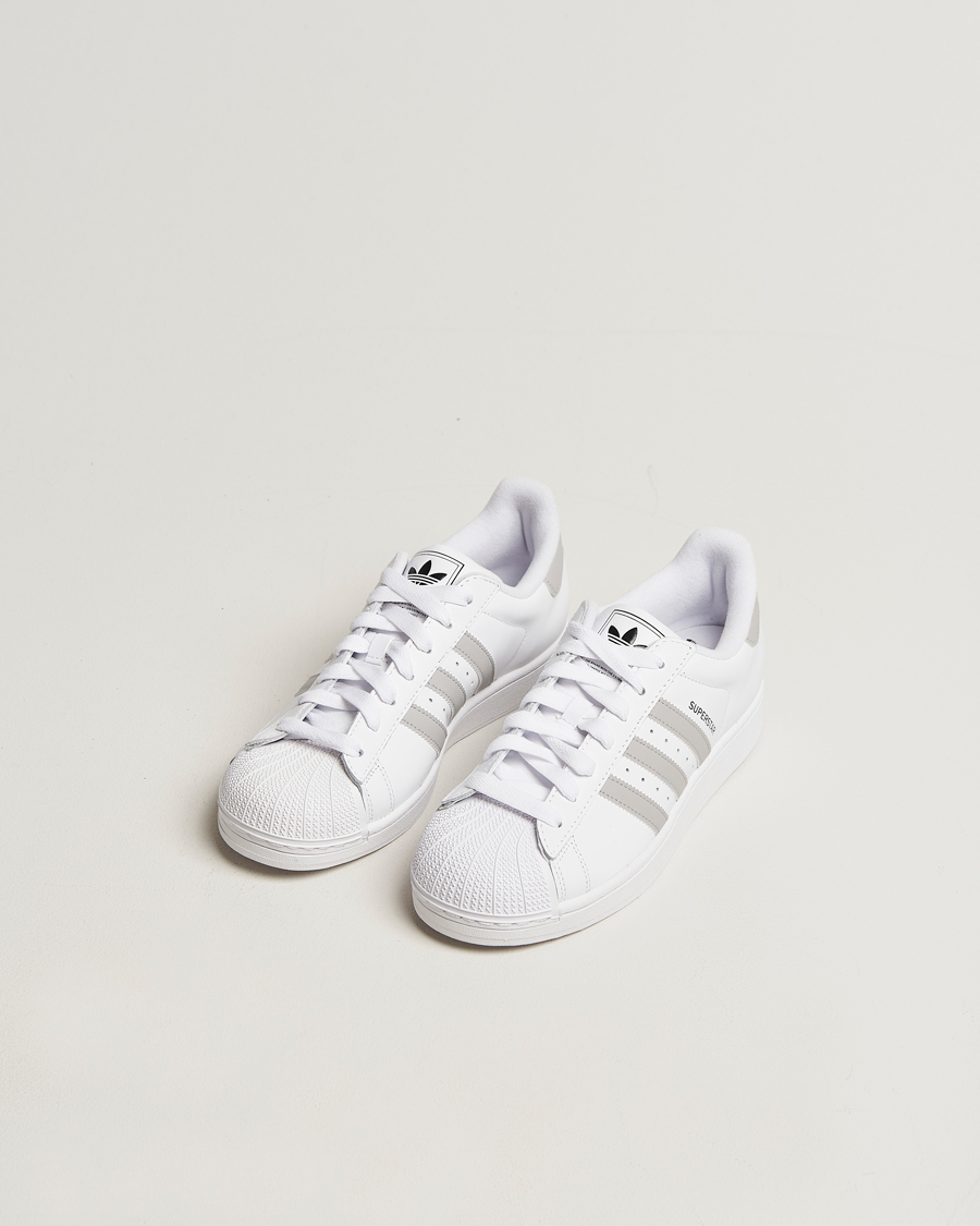adidas Originals Superstar II Sneaker White/Grey at CareOfCarl.com adidas Originals Superstar II Sneaker White/Grey at CareOfCarl.com