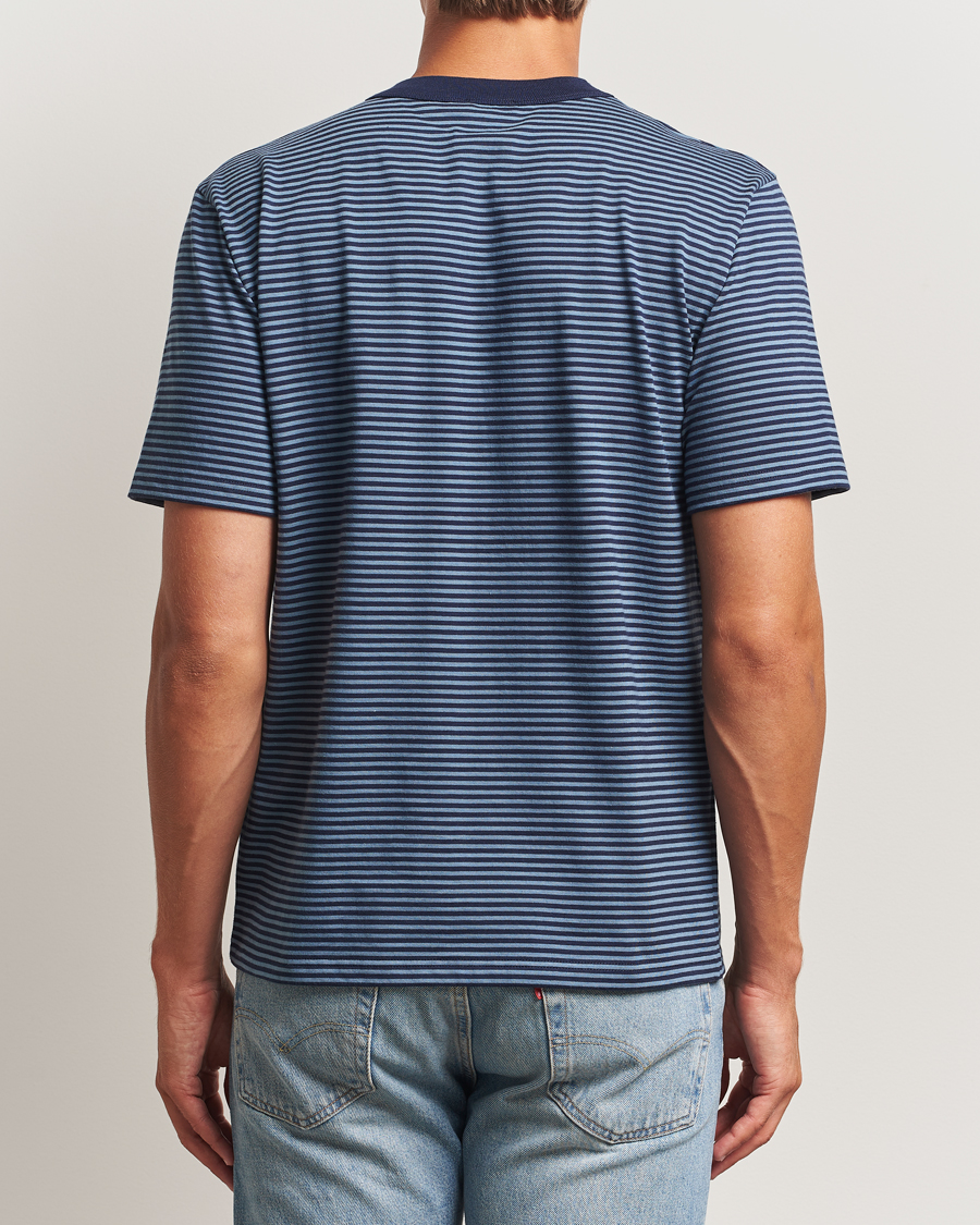 Men | T-Shirts | Armor-lux | Héritage Callac Striped T-Shirt Deep Marine/Bluefin