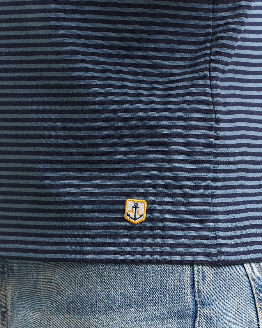 Men | T-Shirts | Armor-lux | Héritage Callac Striped T-Shirt Deep Marine/Bluefin