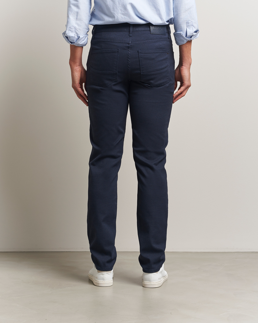 Men | Trousers | Brax | Cadiz Woo.Look 5-Pocket Pants Universe Blue
