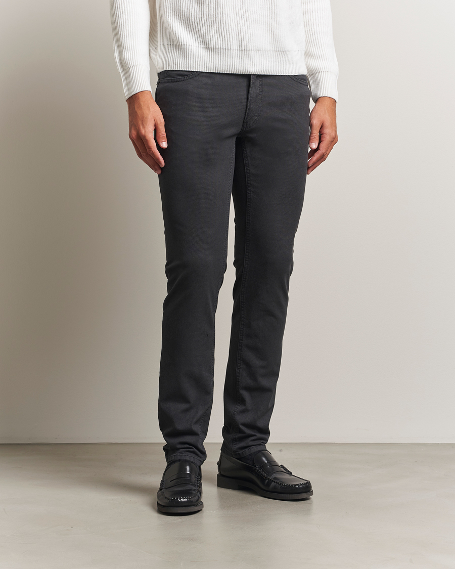 Men | Trousers | Brax | Chuck Hi-Flex 5-Pocket Pants Elephant Grey