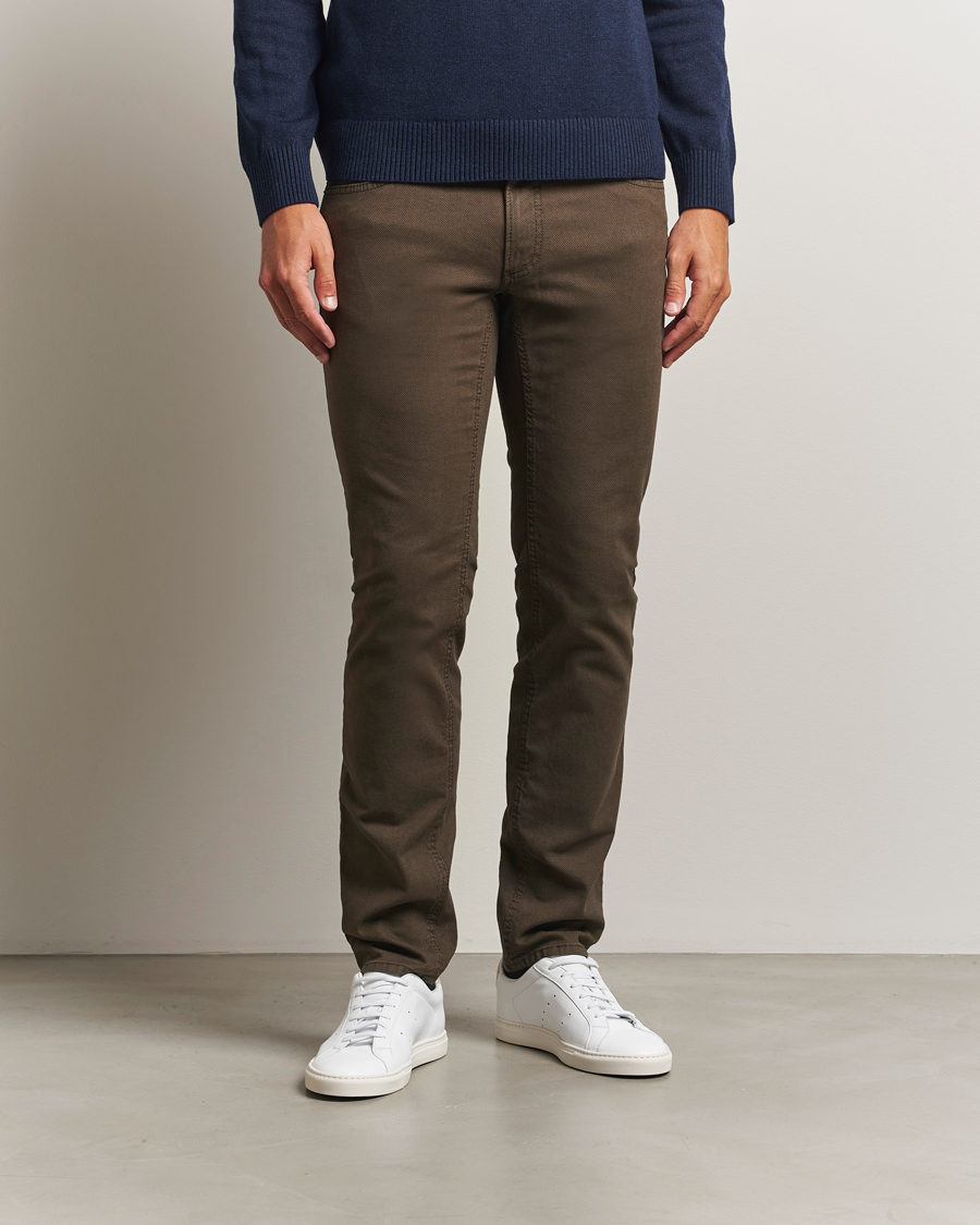 Men | Trousers | Brax | Chuck Hi-Flex 5-Pocket Pants Nougat