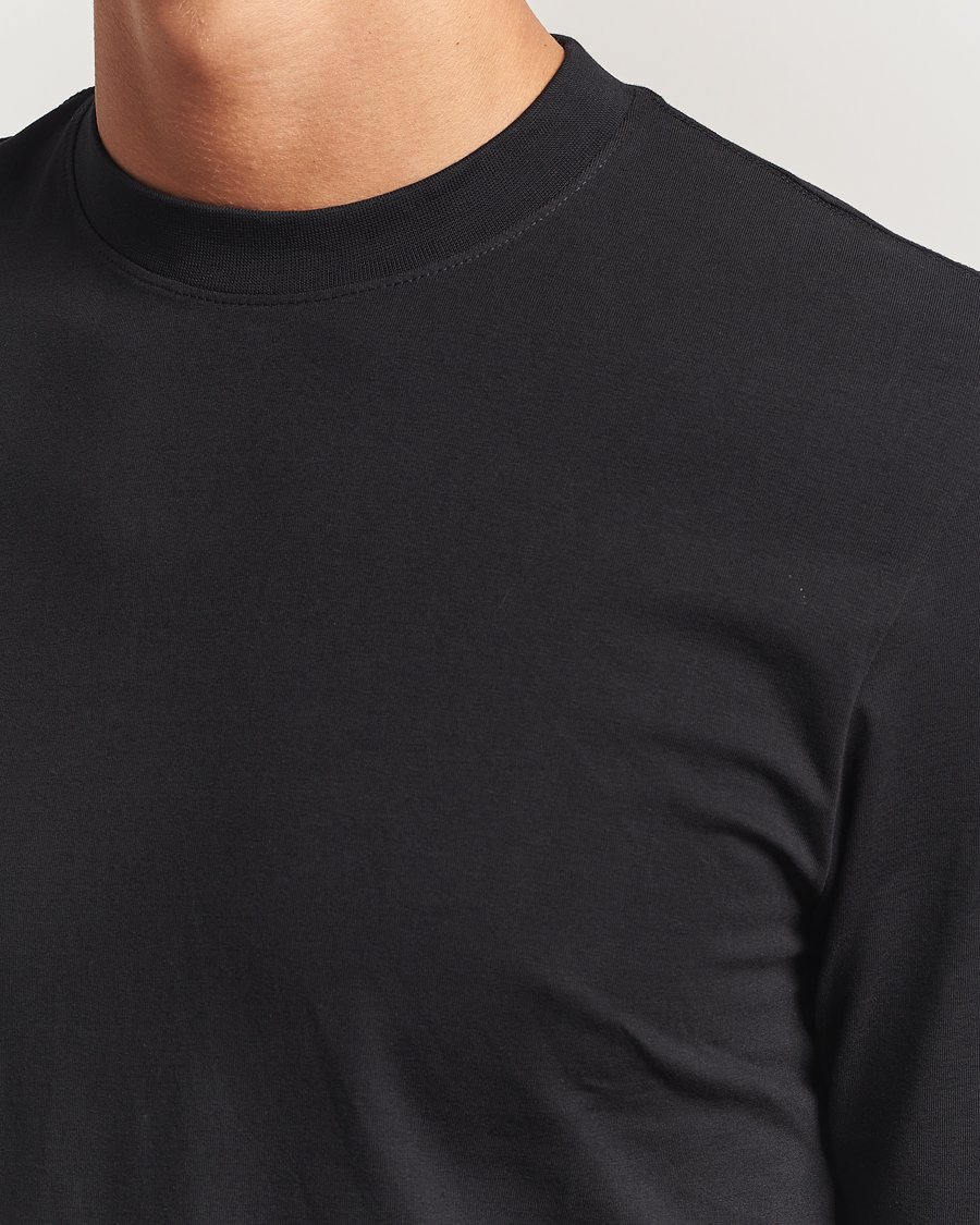 Men | T-Shirts | Bread & Boxers | High Neck T-Shirt Black