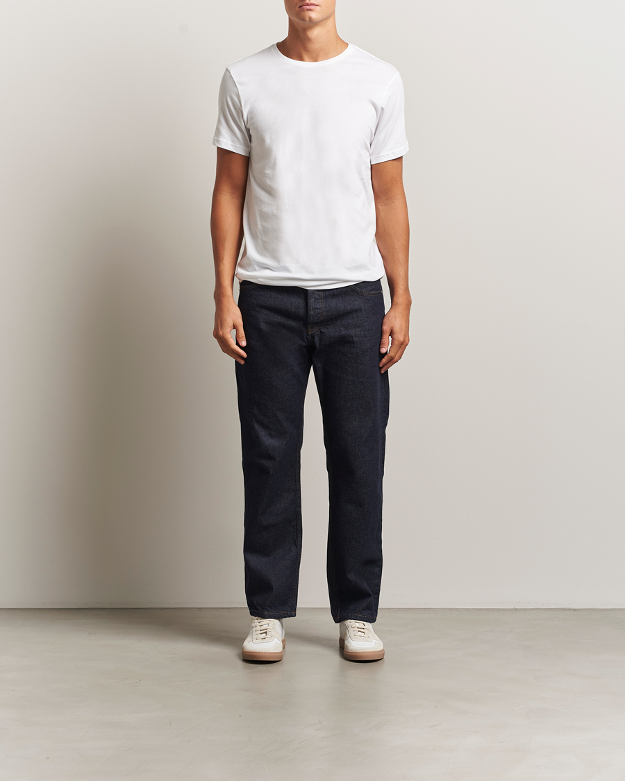 Men | T-Shirts | Bread & Boxers | 2-Pack Lightweight Cotton T-Shirt White