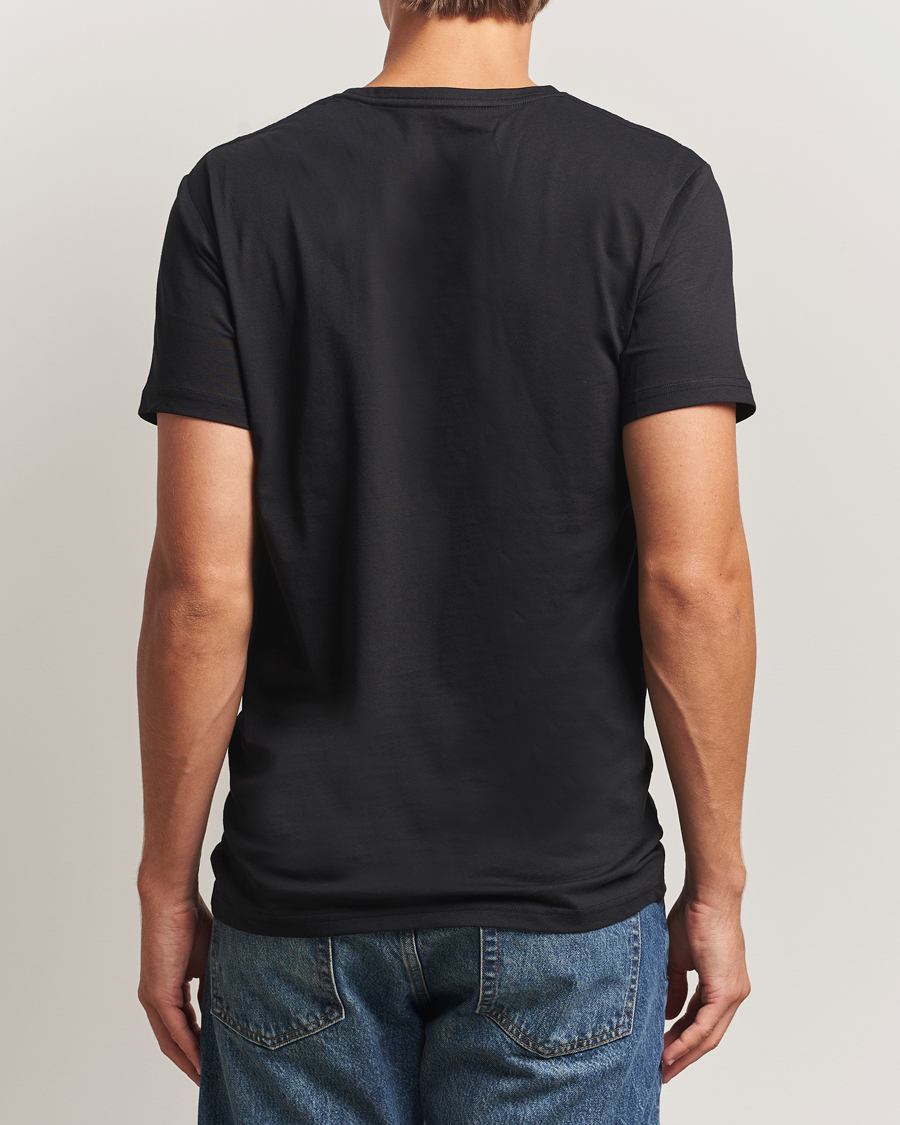 Men | T-Shirts | Bread & Boxers | 2-Pack Lightweight Cotton T-Shirt Black