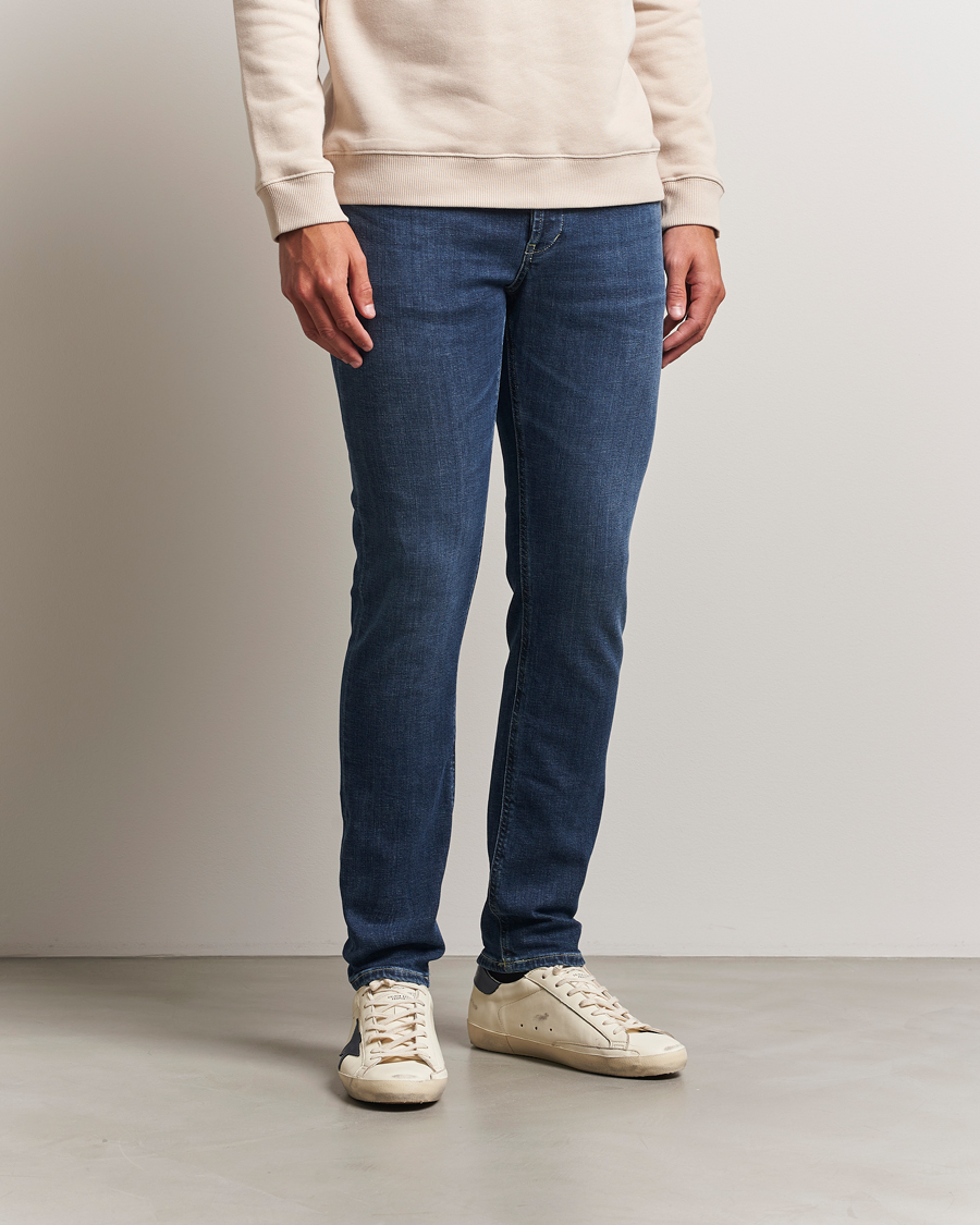 Men | Trousers | Dondup | George Jeans Dark Blue