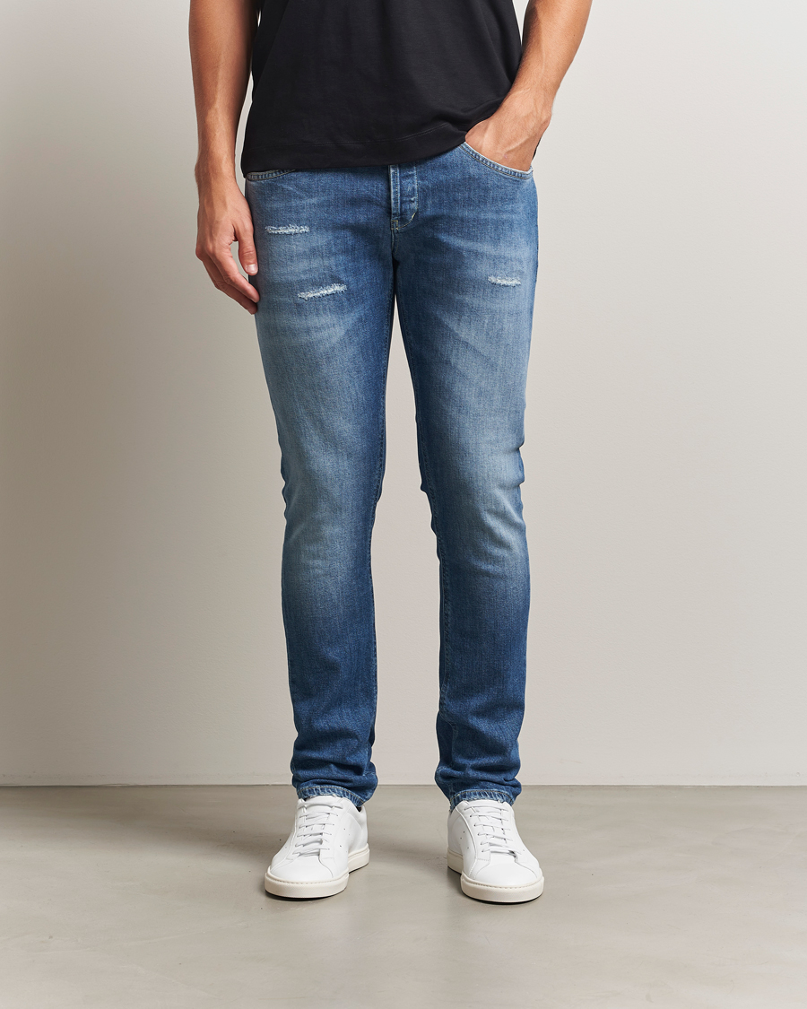 Men | Trousers | Dondup | George Jeans Medium Blue