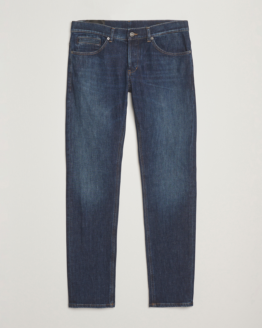 Men | Trousers | Dondup | George Jeans Dark Blue