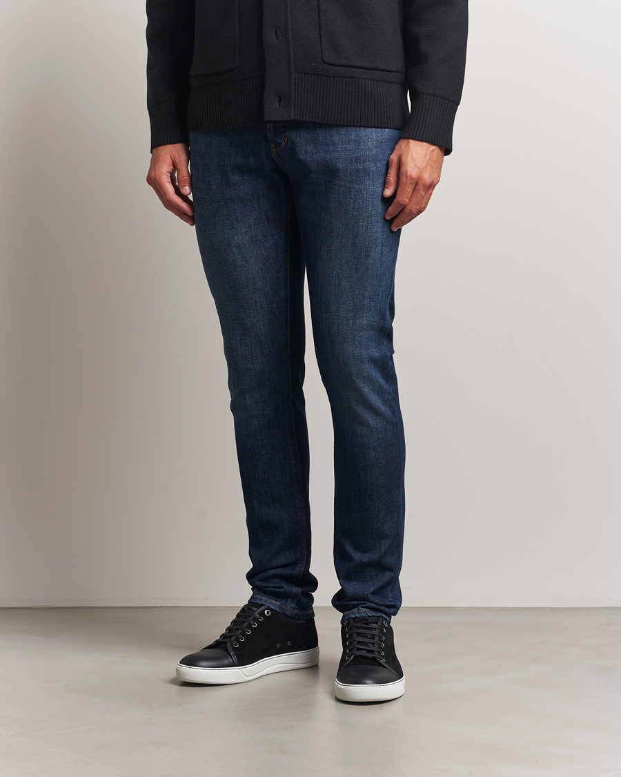 Men | Trousers | Dondup | George Jeans Dark Blue