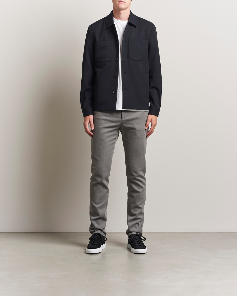 Men | Trousers | Dondup | Spiritisimo Pleated Chinos Light Grey