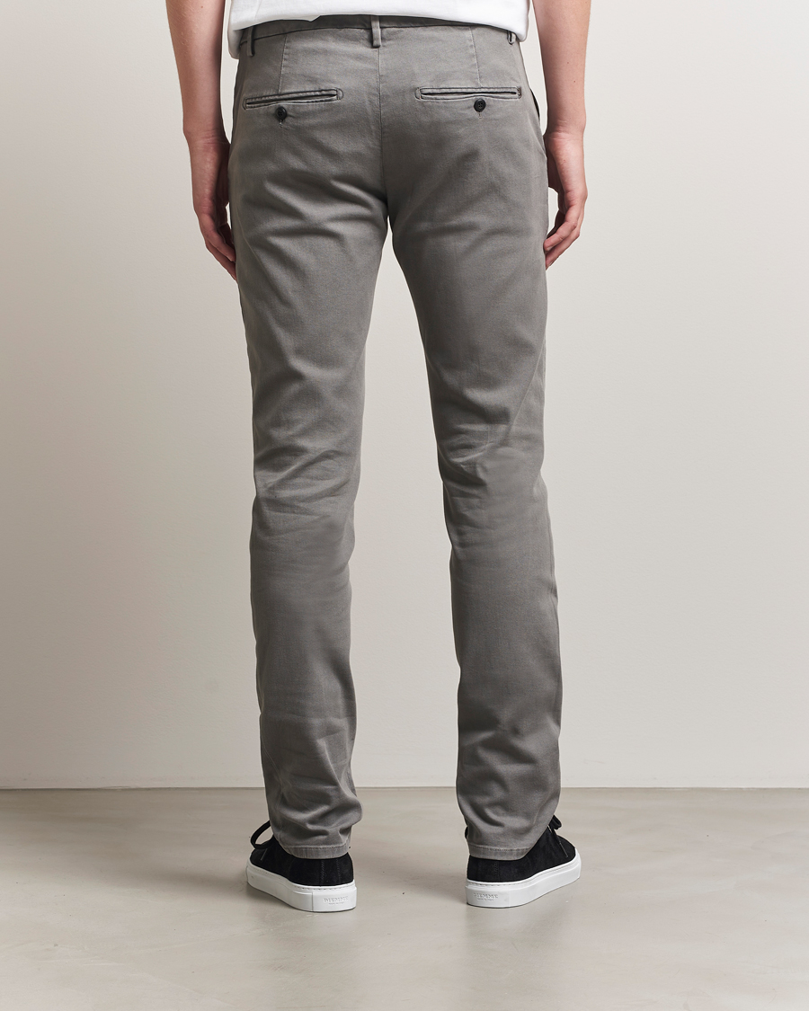 Men | Trousers | Dondup | Spiritisimo Pleated Chinos Light Grey