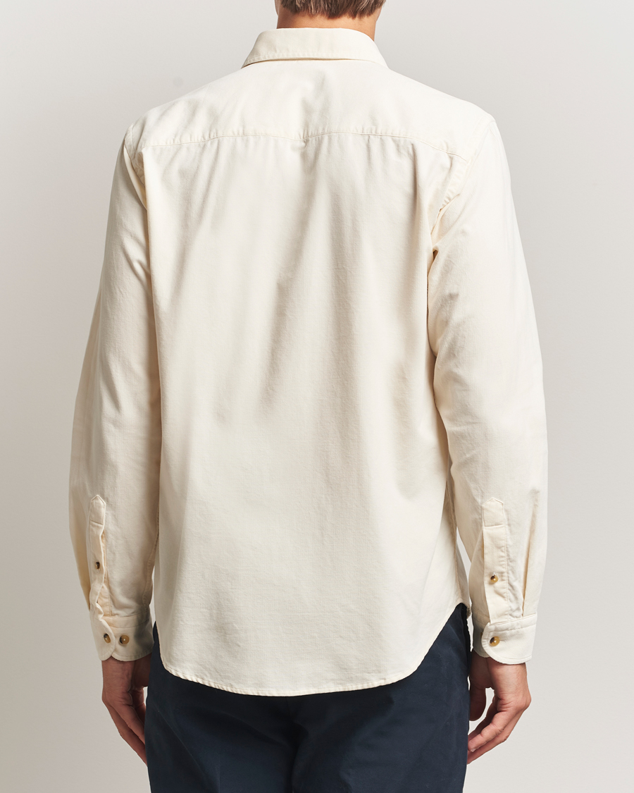 Men | Shirts | Eton | Casual Fit Corduroy Shirt Off White