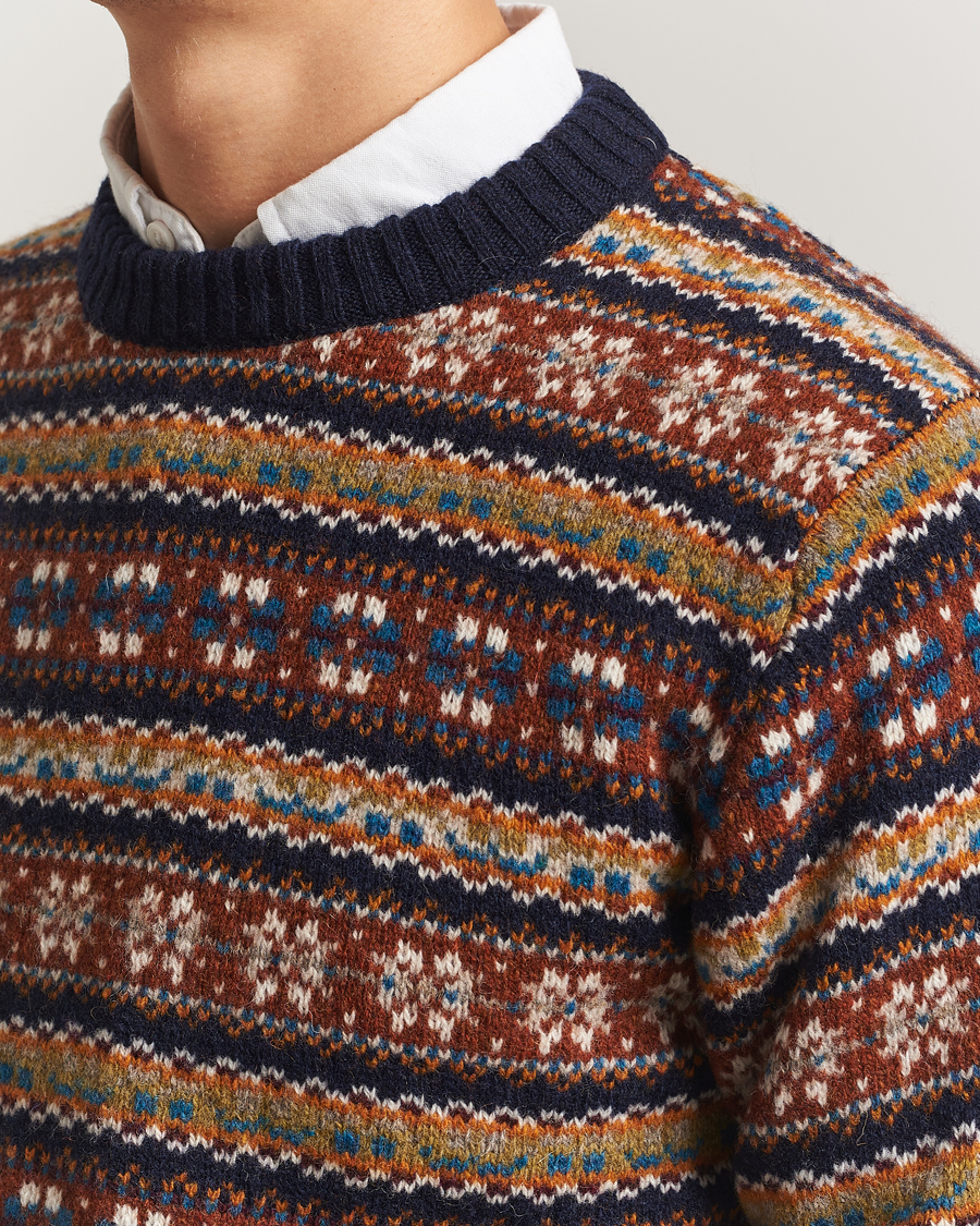 Men | Sweaters & Knitwear | Eton | Wool Knitted Fair Isle Sweater Multi