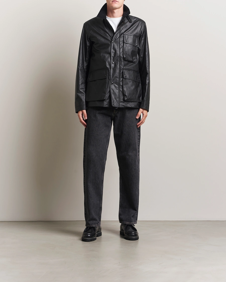 Men | Coats & Jackets | Belstaff | Incline Wax Jacket Black