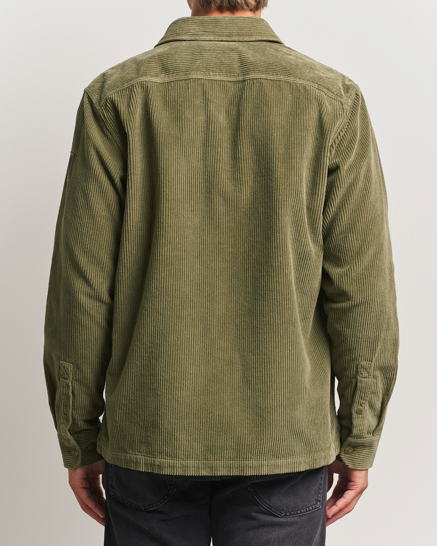 Men | Shirts | Belstaff | Fallgate Cord Overshirt True Olive