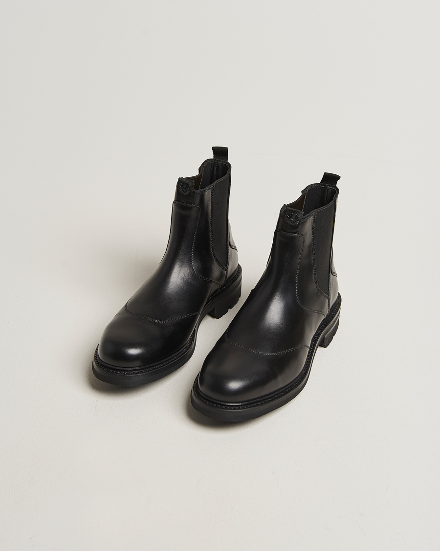 Men | Belstaff Munro Leather Boot Black | Belstaff | Munro Leather Boot Black