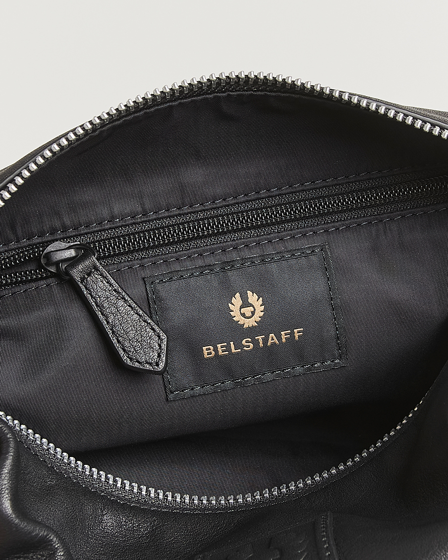 Men | Belstaff Maclagan Leather Wash Bag Black | Belstaff | Maclagan Leather Wash Bag Black