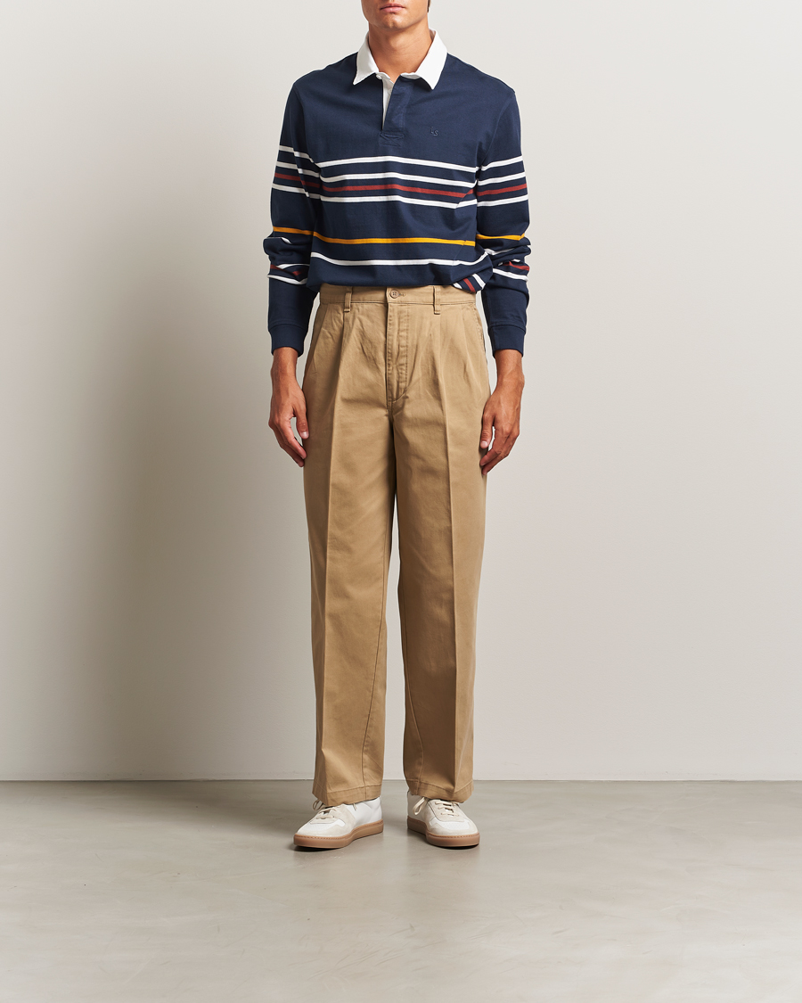 Men | Trousers | Dockers | Original Pleated Chino Loose Harvest Gold