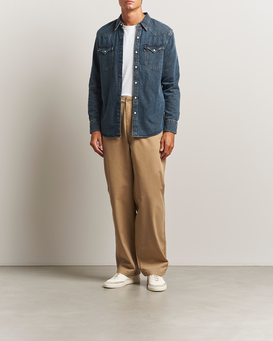 Men | Trousers | Dockers | Alpha Chino Loose Harvest Gold