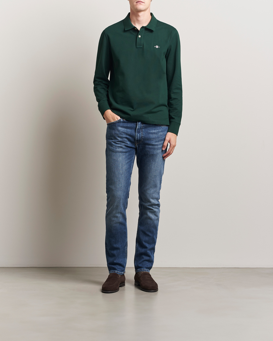 Men | Jeans | GANT | Regular Fit Jeans Mid Blue Vintage