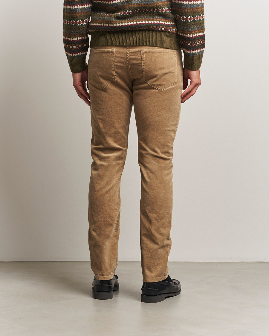 Men | Trousers | Gant | Cord 5-Pocket Jeans Light Taupe