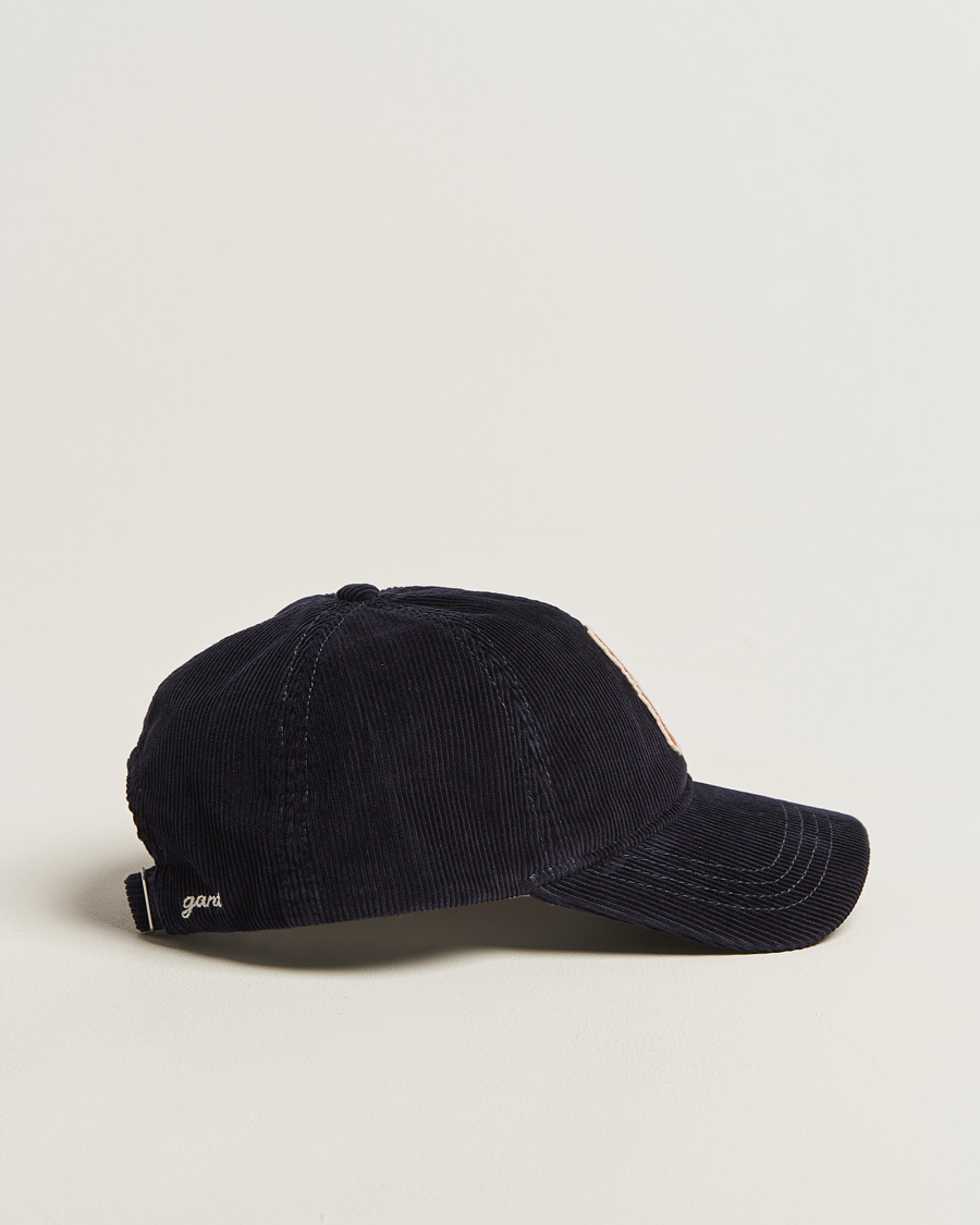 Men | GANT G Badge Corduroy Cap Evening Blue | GANT | G Badge Corduroy Cap Evening Blue