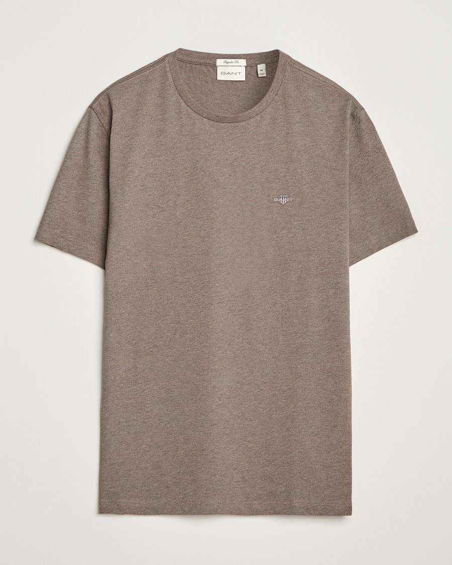 Men | T-Shirts | GANT | The Original T-Shirt Seawood Melange