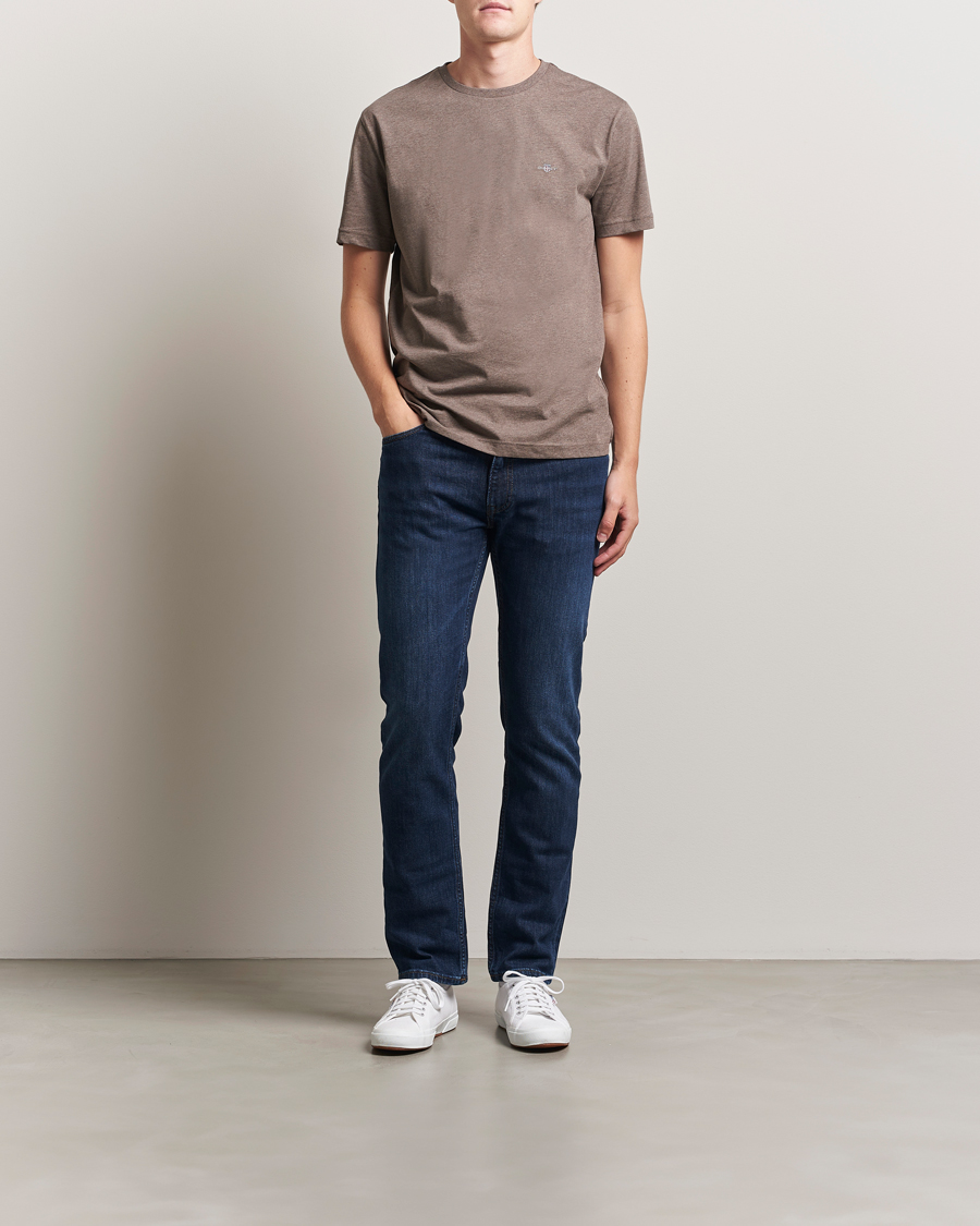 Men | T-Shirts | GANT | The Original T-Shirt Seawood Melange