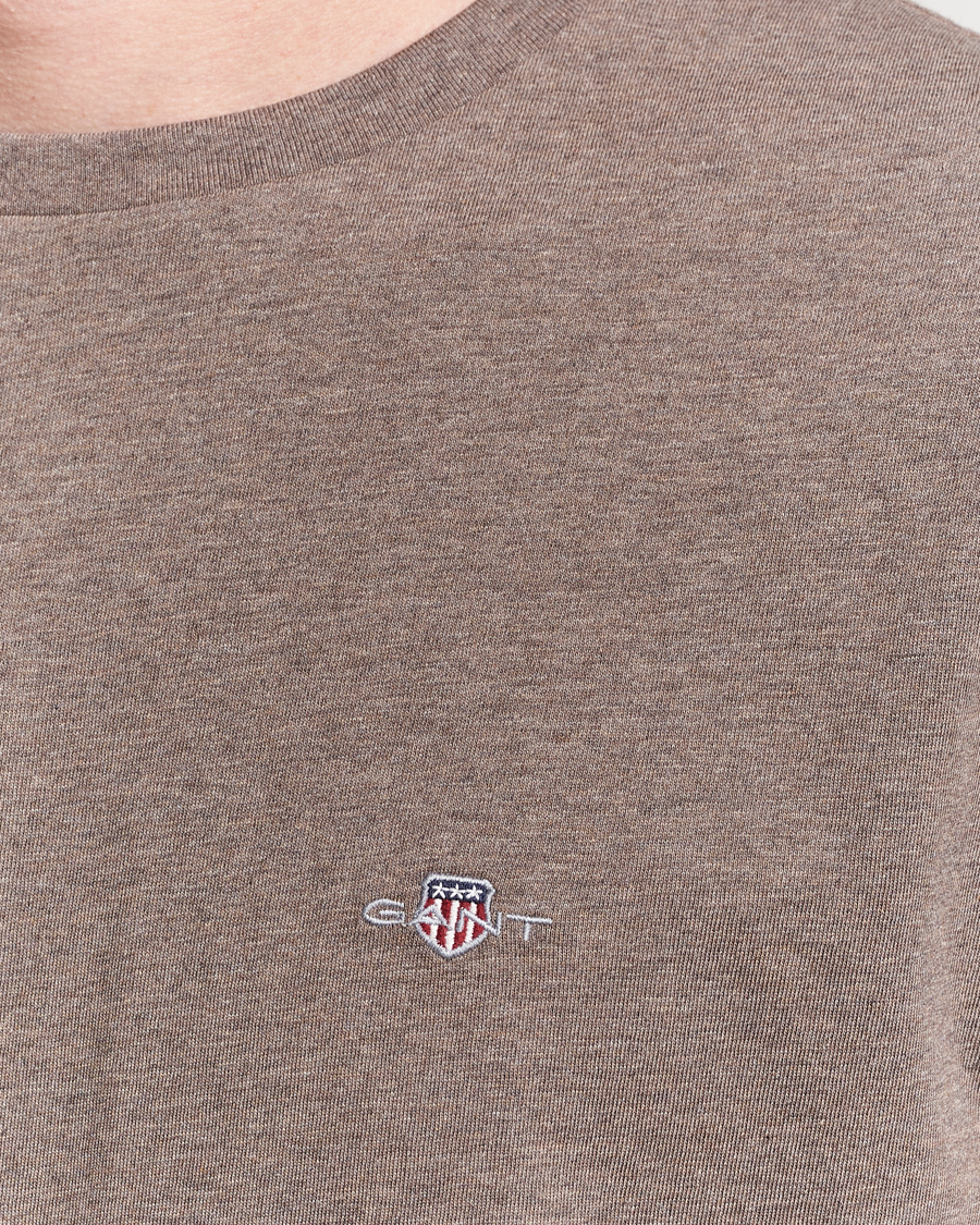 Men | T-Shirts | GANT | The Original T-Shirt Seawood Melange