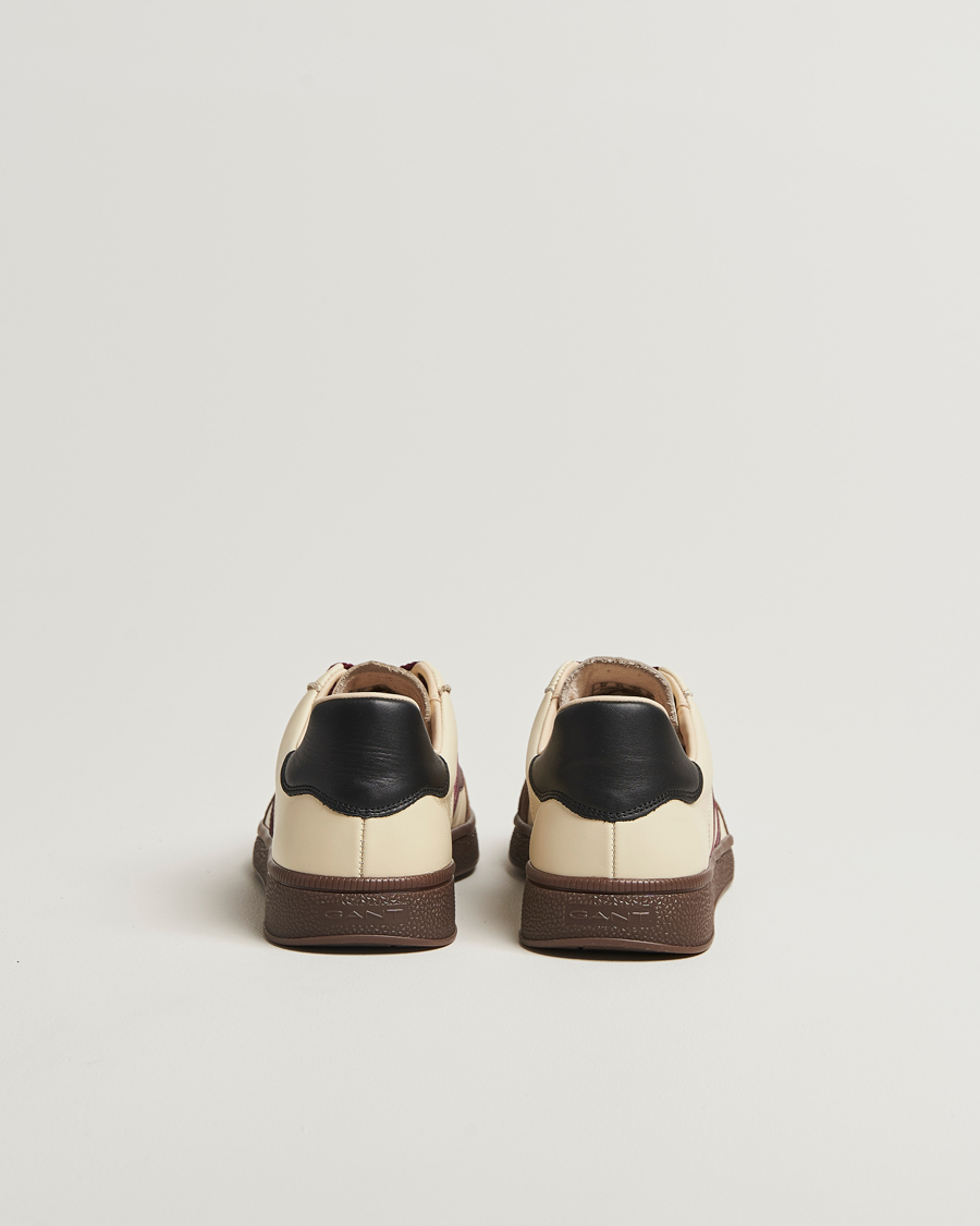 Men | Sneakers | GANT | Cuzmo Leather/Suede Sneaker Ivory/Brown