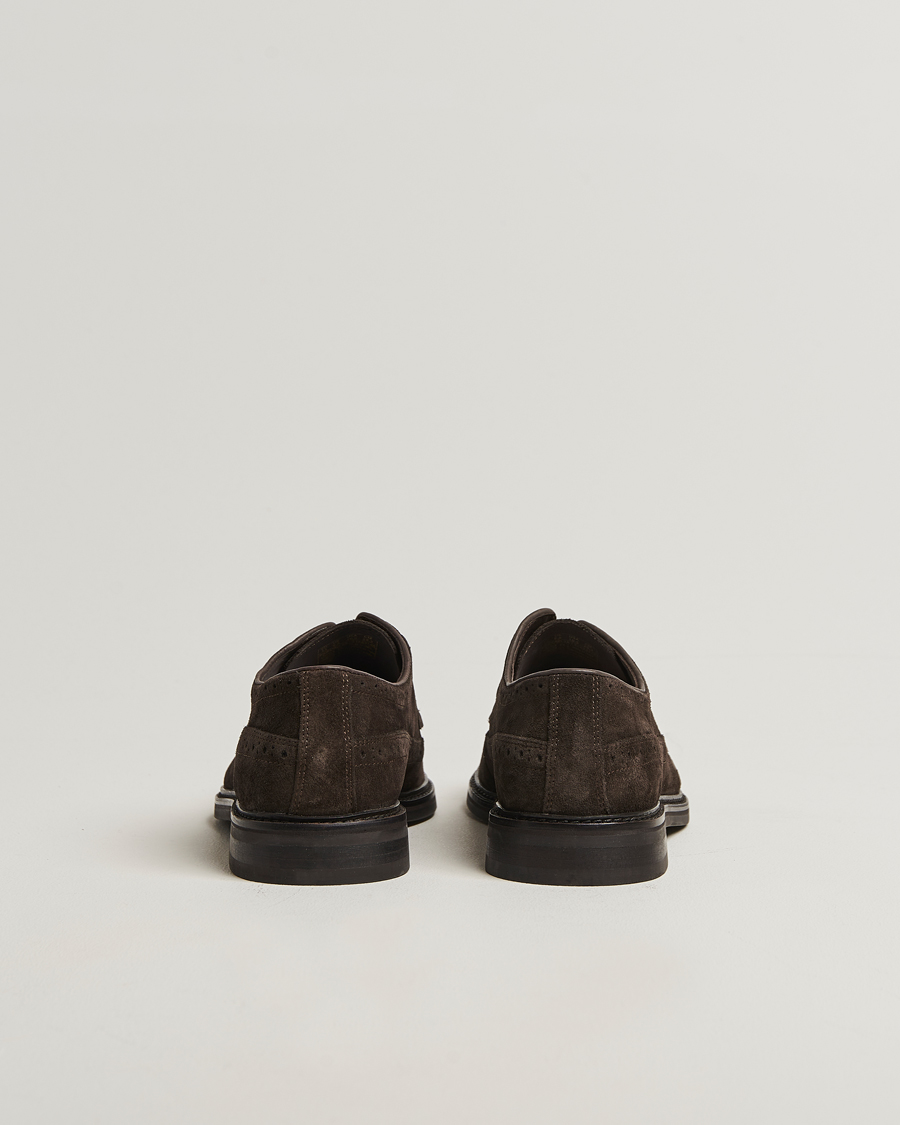Men | GANT Bidford Suede Brouges Dark Brown | GANT | Bidford Suede Brouges Dark Brown