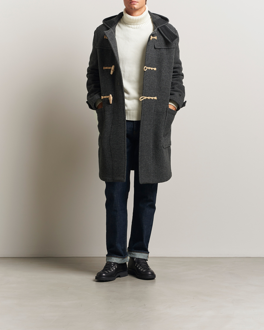 Men | Coats & Jackets | Gloverall | 575 Monty Original Duffle Coat Charcoal