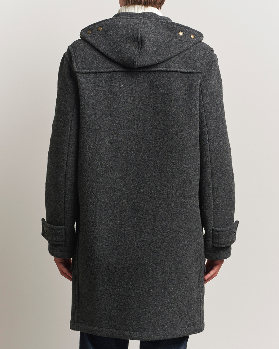 Gloverall 575 Monty Original Duffle Coat Charcoal at CareOfCarl.com