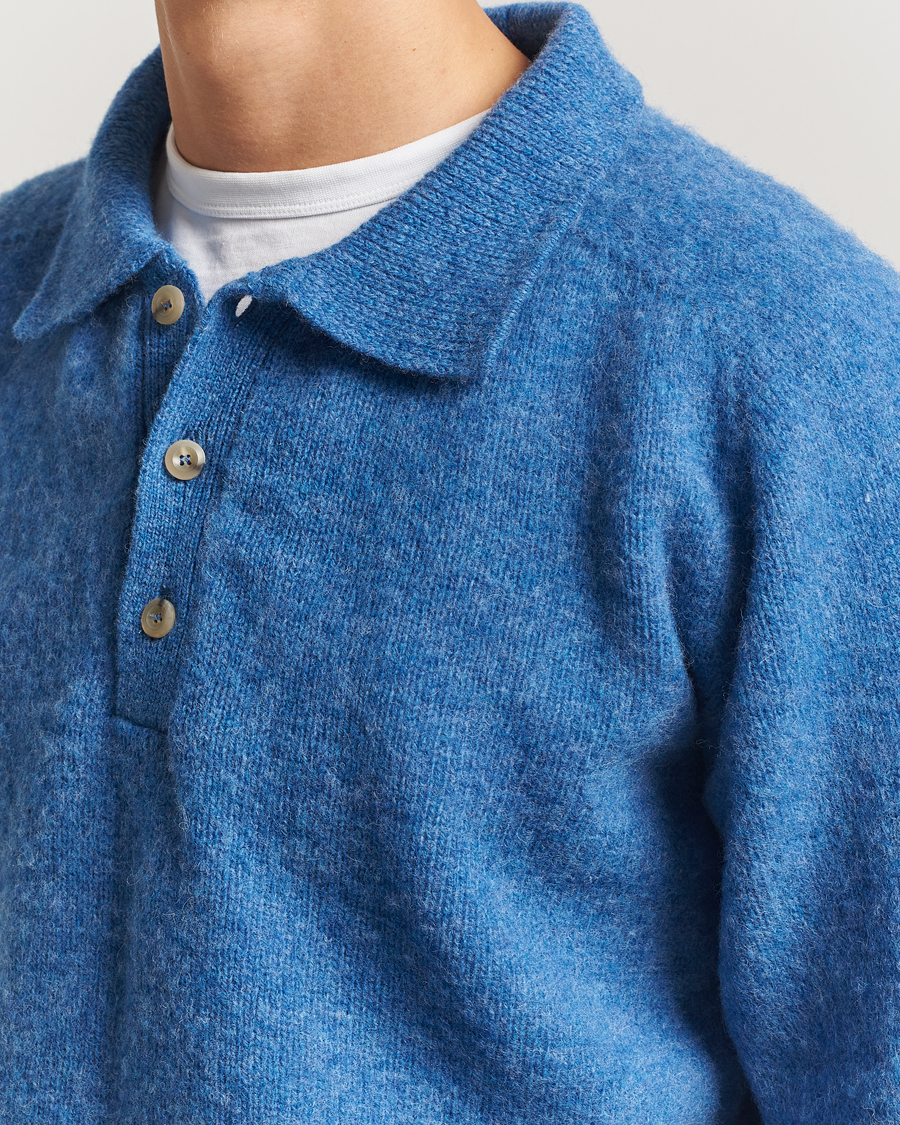 Men | Sweaters & Knitwear | Howlin' | Brushed Wool Polo Apollo