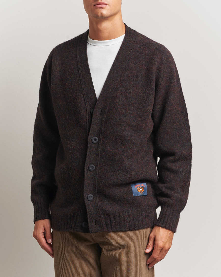 Men | Sweaters & Knitwear | Howlin' | Shaggy Bear Cardigan Wolf