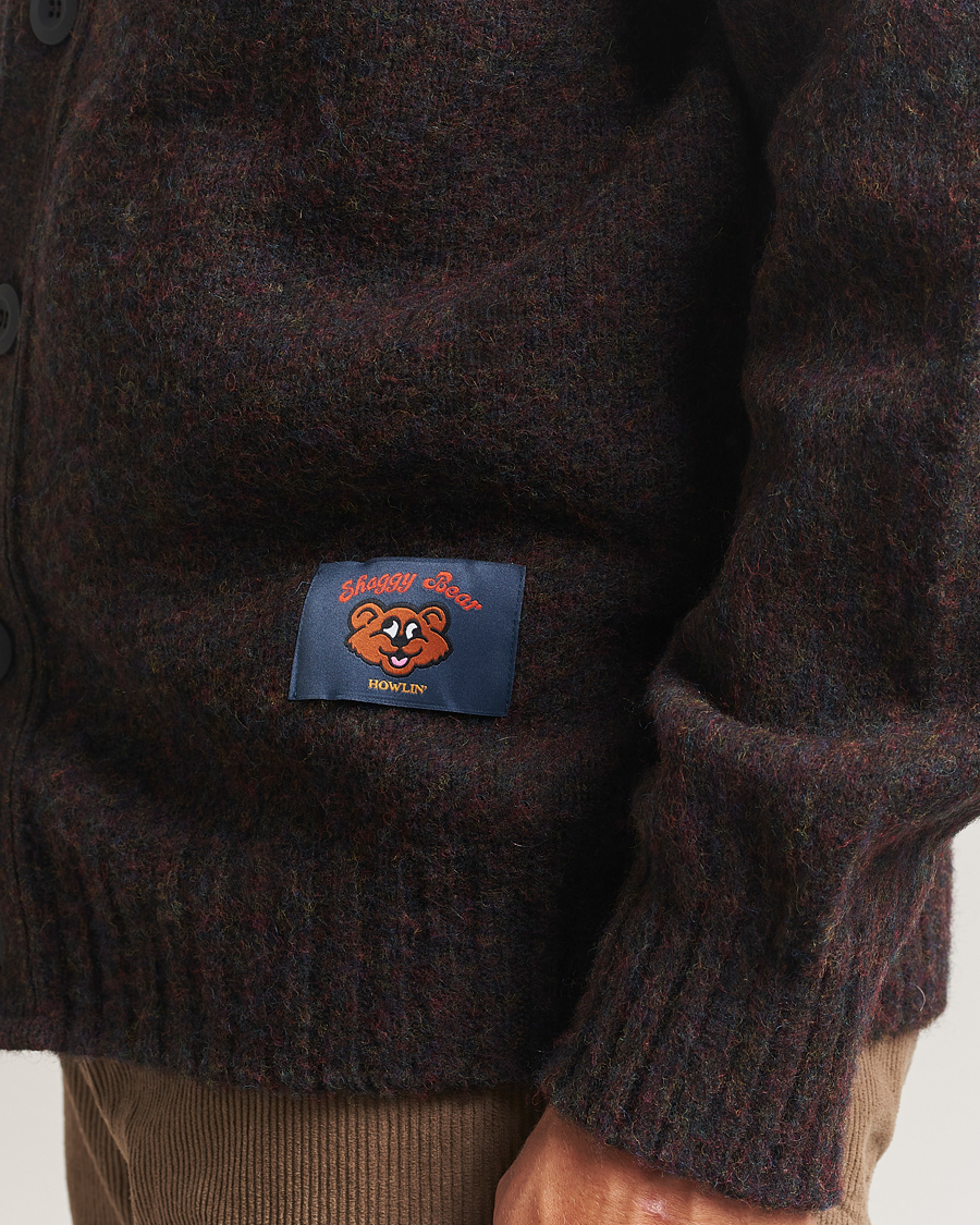 Men | Sweaters & Knitwear | Howlin' | Shaggy Bear Cardigan Wolf