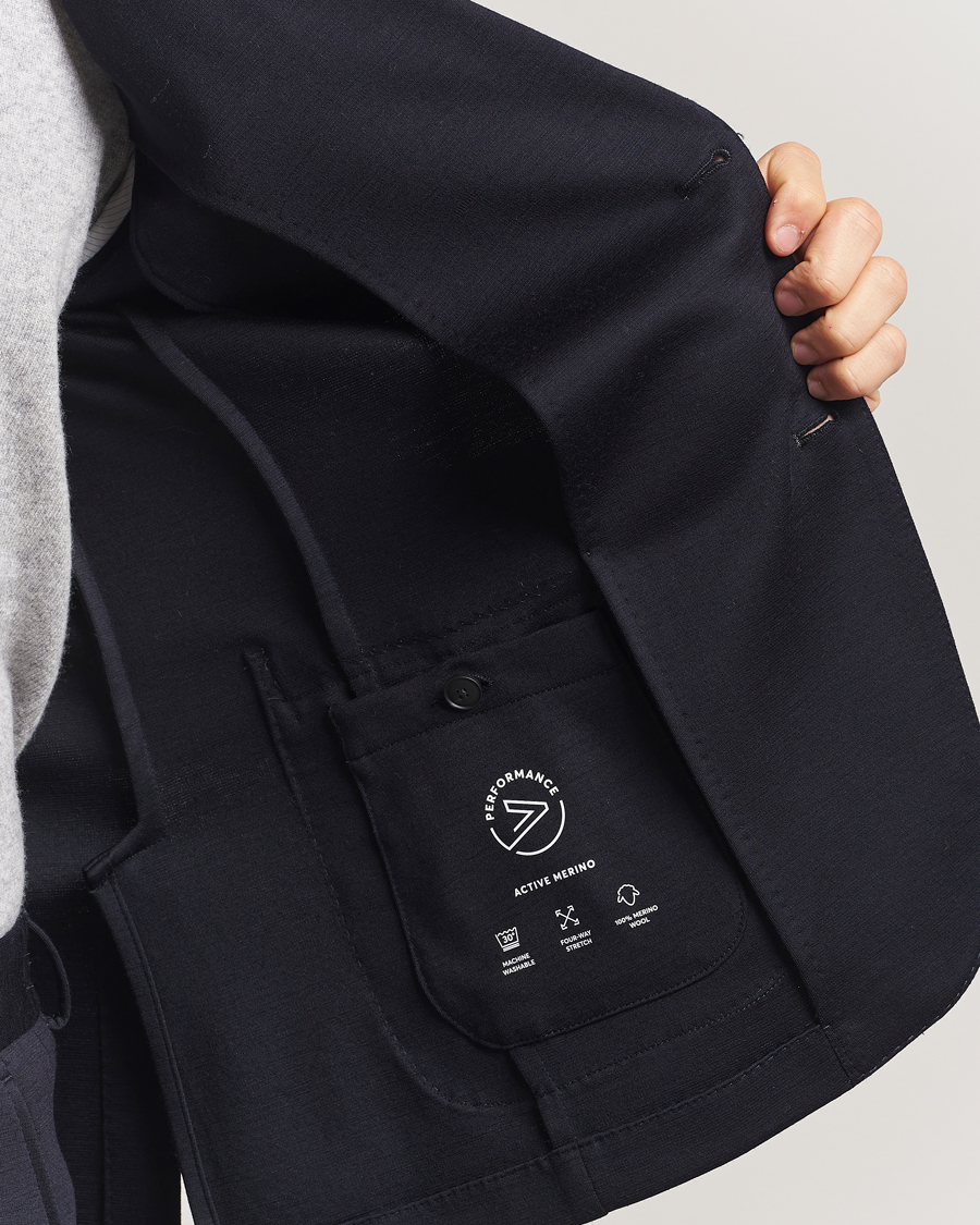 Men | Suits | BOSS BLACK | Hanry Wool Suit Dark Blue