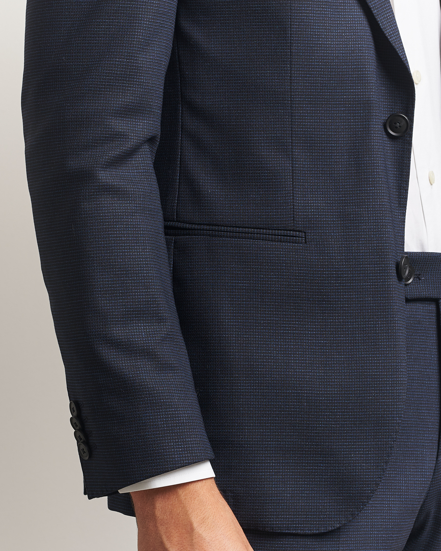 Men | Suits | BOSS BLACK | Huge Wool Suit Dark Blue