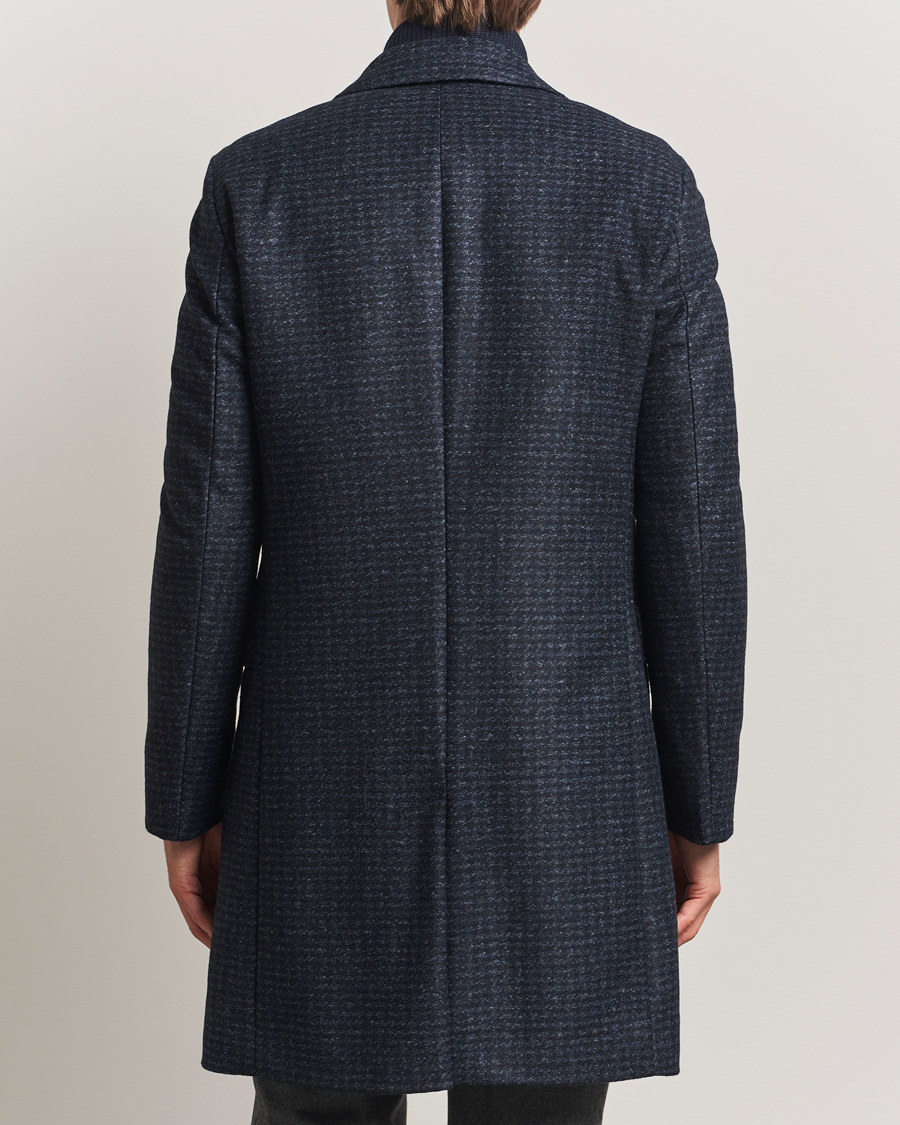 Men | Coats & Jackets | BOSS BLACK | Hyde Wool Bib Coat Dark Blue