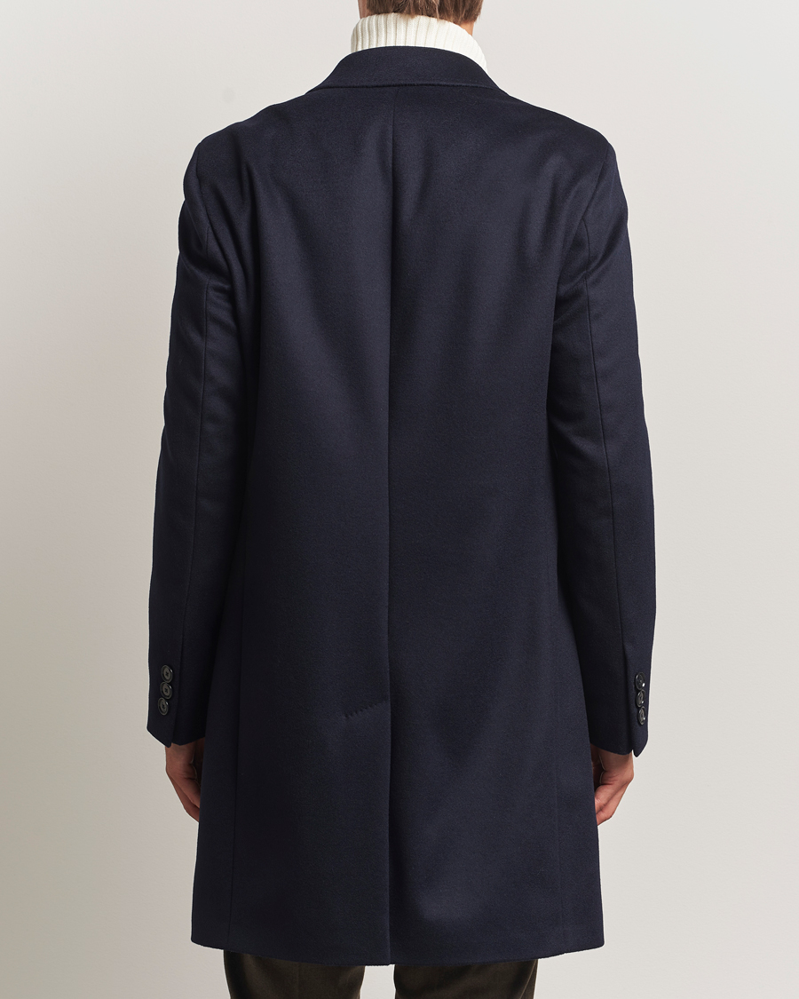 Men | Coats & Jackets | BOSS BLACK | Hyde Wool Coat Dark Blue
