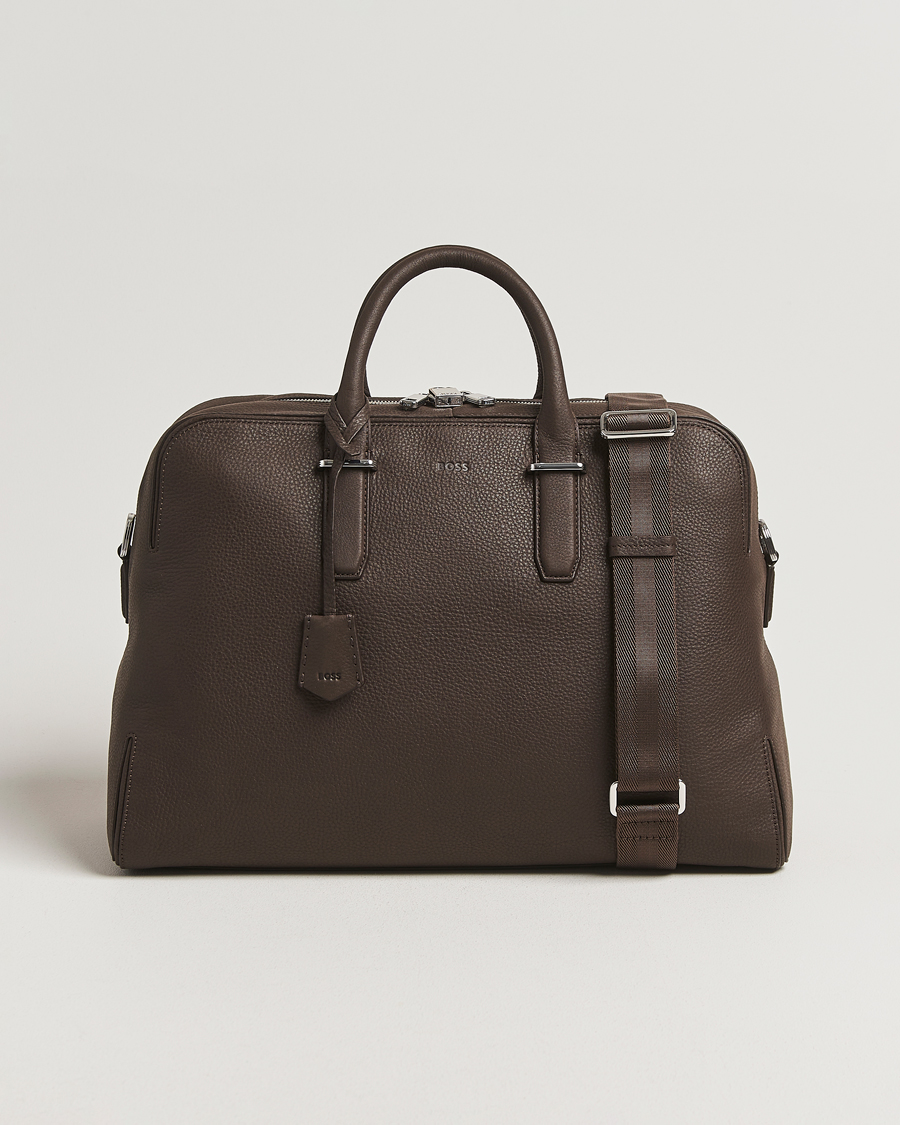Men | Bags | BOSS BLACK | Madison Holdall Dark Brown