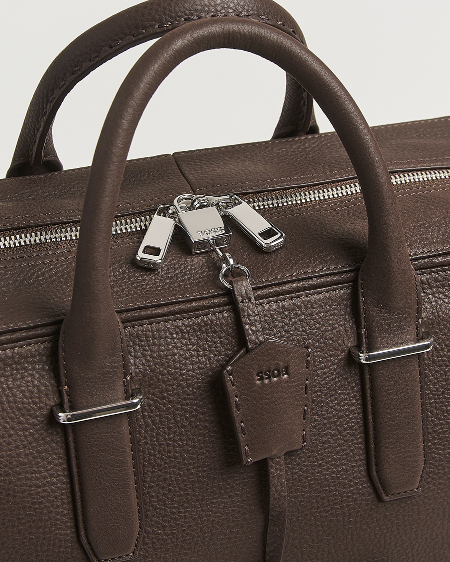 Men | Bags | BOSS BLACK | Madison Holdall Dark Brown
