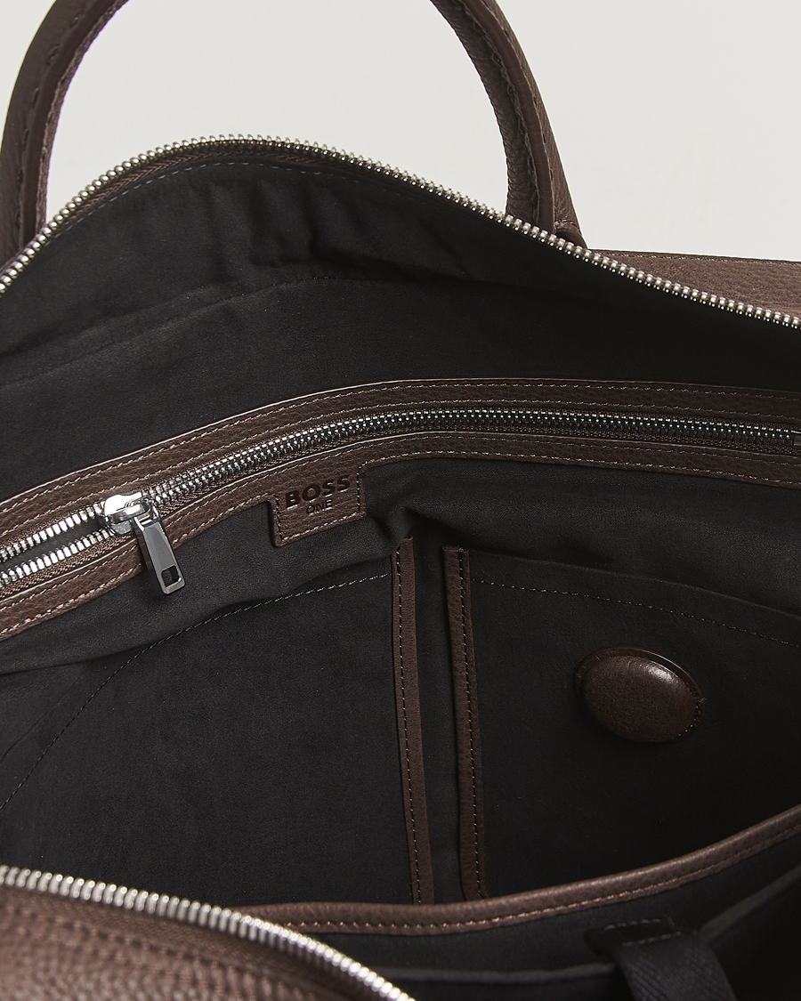 Men | Bags | BOSS BLACK | Madison Holdall Dark Brown