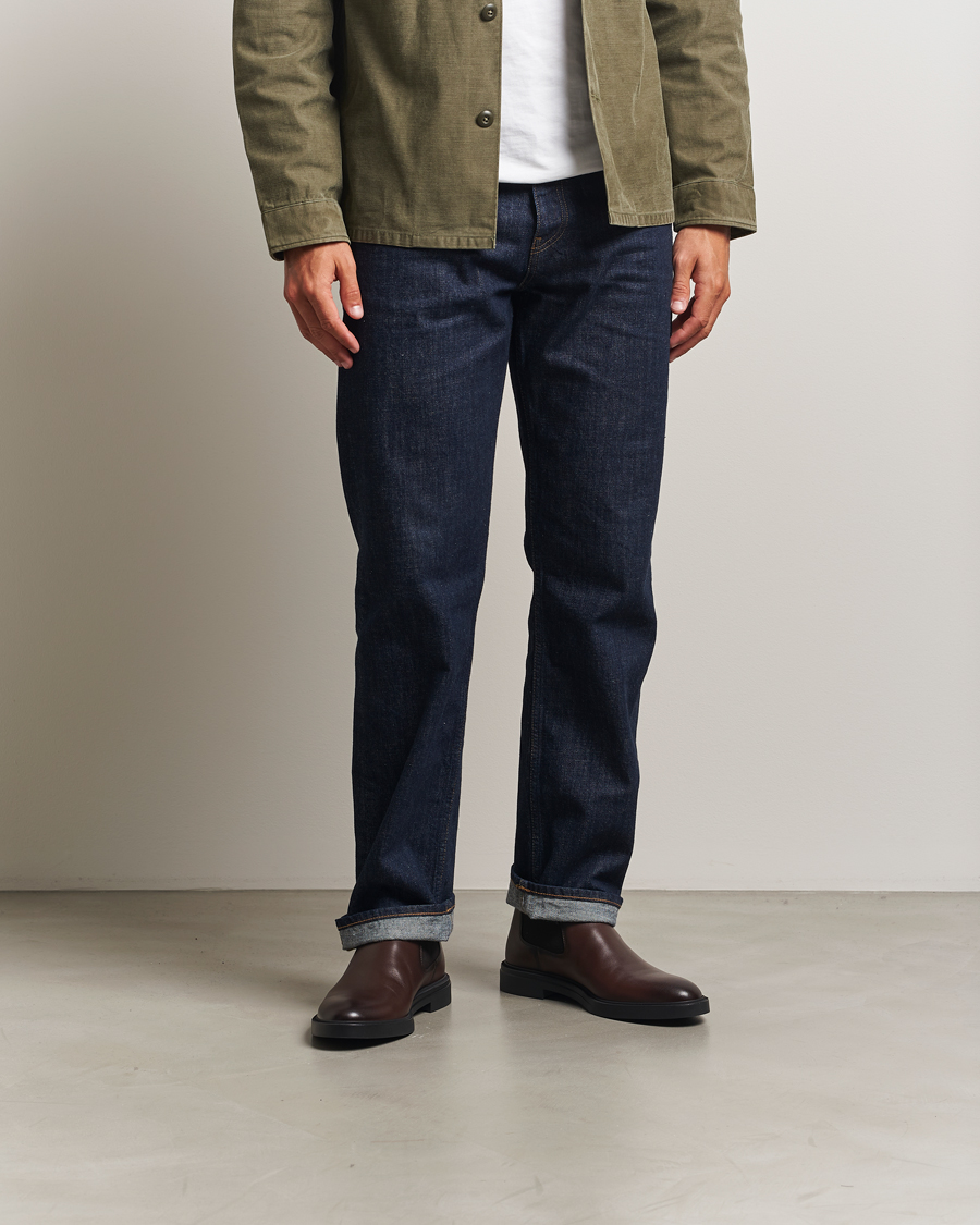 Men | Boots | BOSS BLACK | Calev Leather Chelsea Boot Dark Brown